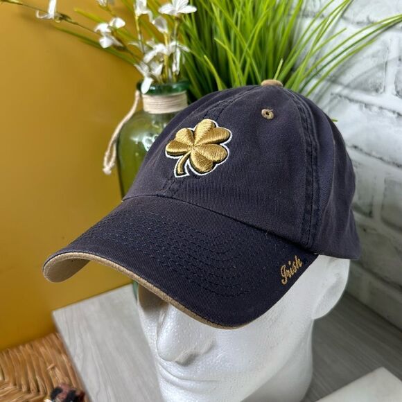 University Of Notre Dame Fighting Irish Top Of The World Logo One Size Hat Cap - Picture 1 of 4